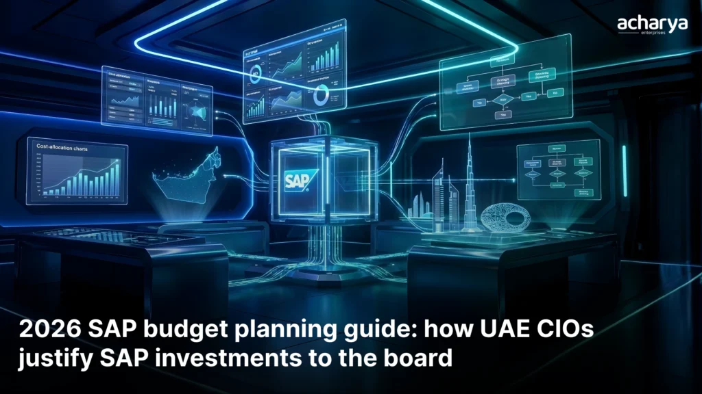 2026 SAP Budget Planning Guide: How UAE CIOs Justify SAP Investments to the Board