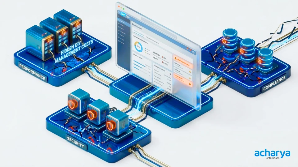 How Do Hidden Costs of DIY Management Break Down Across Performance, Security, and Compliance?