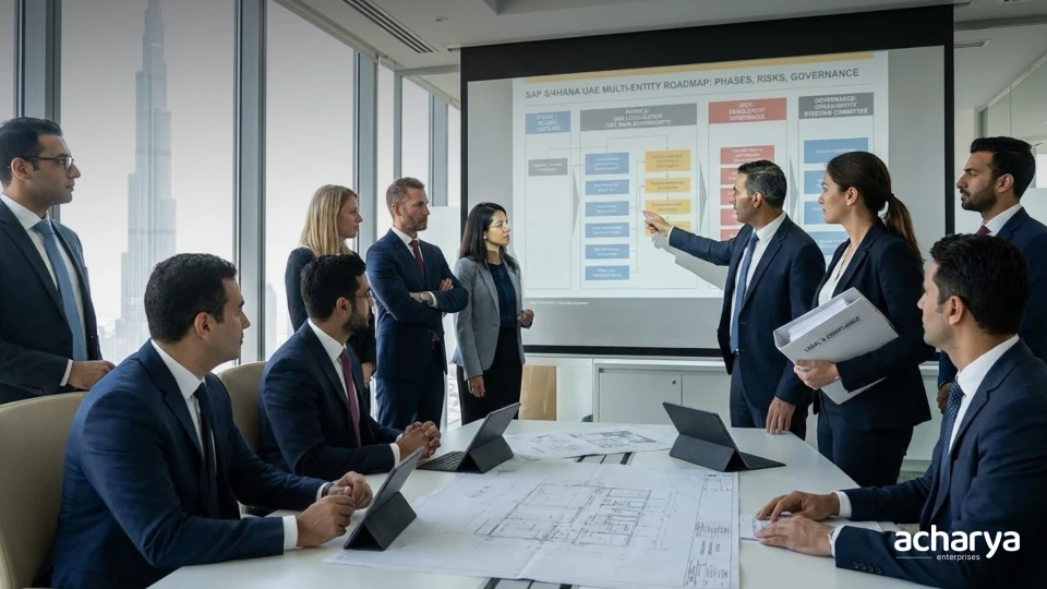 Why SAP S/4HANA programs are more complex for multi entity groups in the UAE