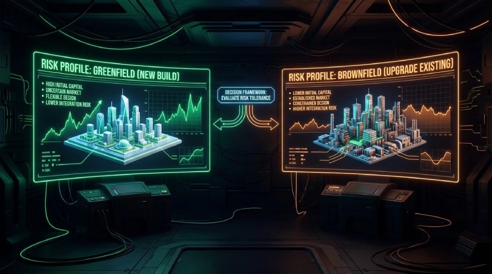 Comparing Risk Profiles: Greenfield vs Brownfield