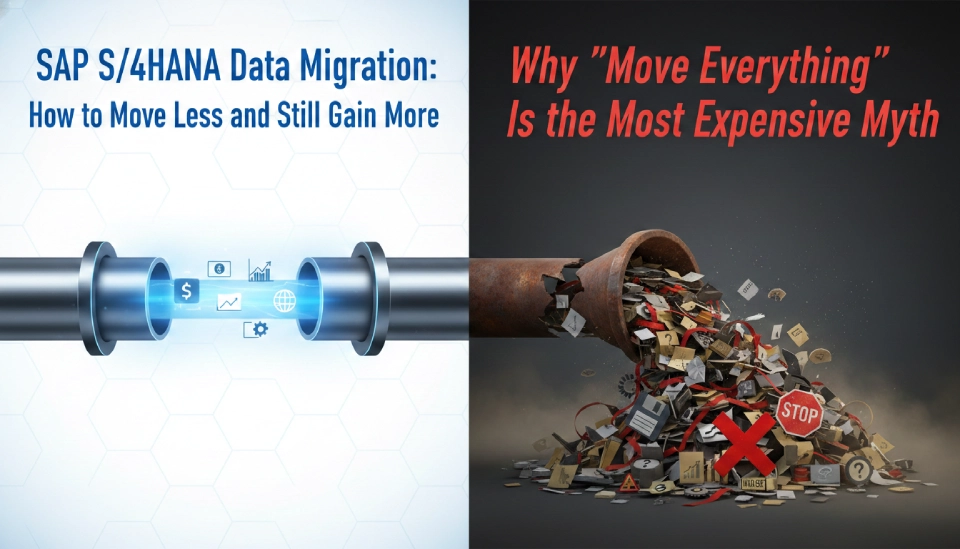 Why "Move Everything" Is the Most Expensive Myth in SAP S/4HANA Data Migration