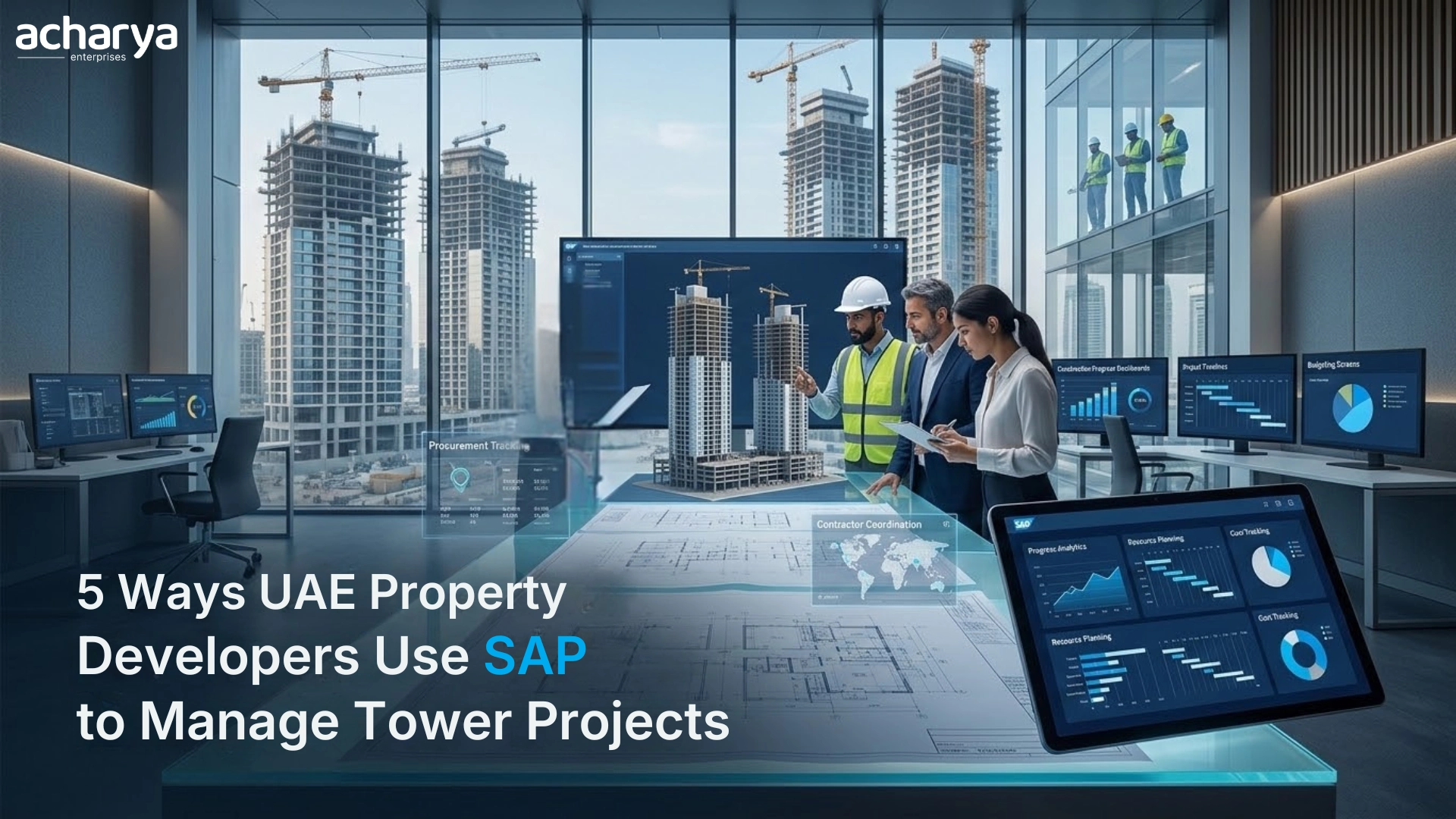 5 Ways UAE Property Developers Use SAP to Manage Tower Projects