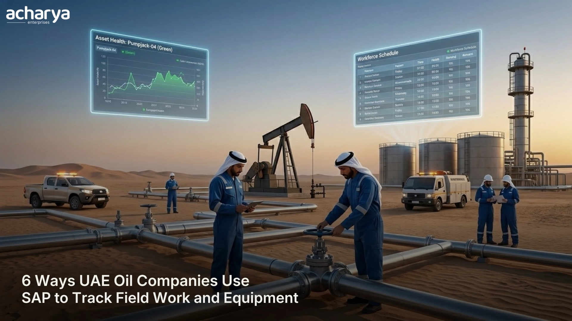 6 Ways UAE Oil Companies Use SAP to Track Field Work and Equipment