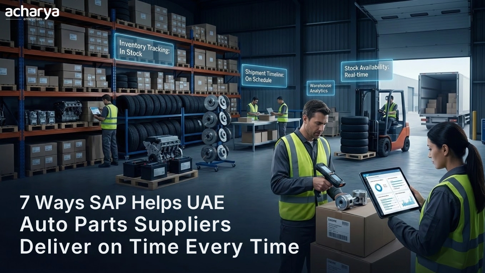 7 Ways SAP Helps UAE Auto Parts Suppliers Deliver On Time Every Time