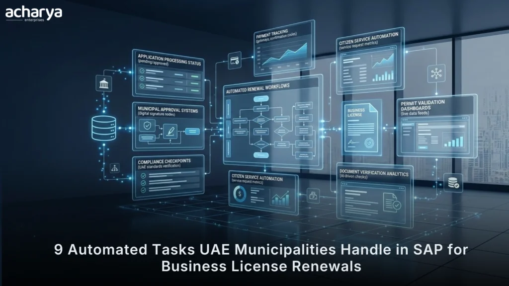 9 Automated Tasks UAE Municipalities Handle in SAP for Business License Renewals