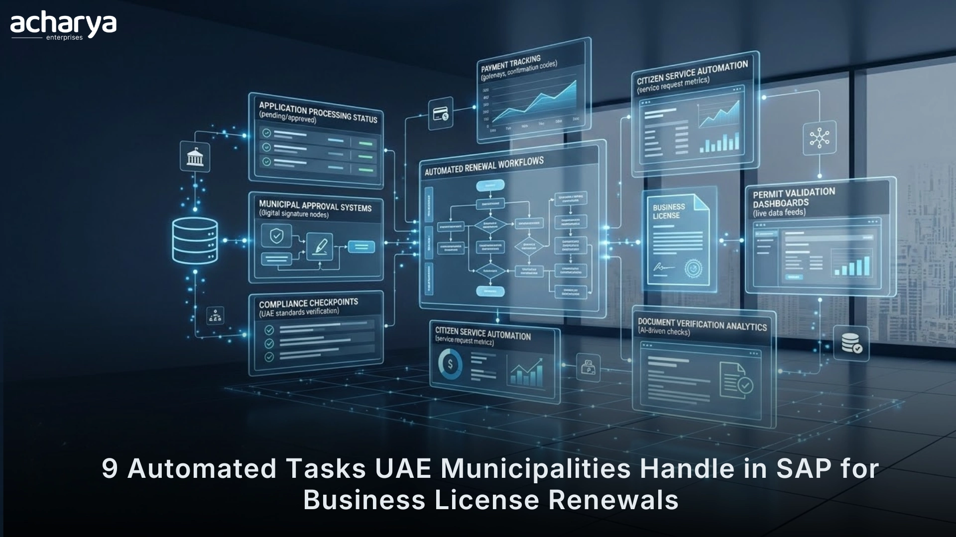 9 Automated Tasks UAE Municipalities Handle in SAP for Business License Renewals