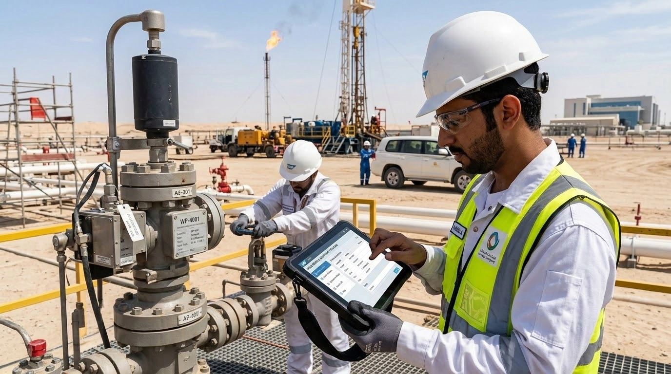 How Do UAE Oil Companies Use SAP to Track Field Work and Equipment?