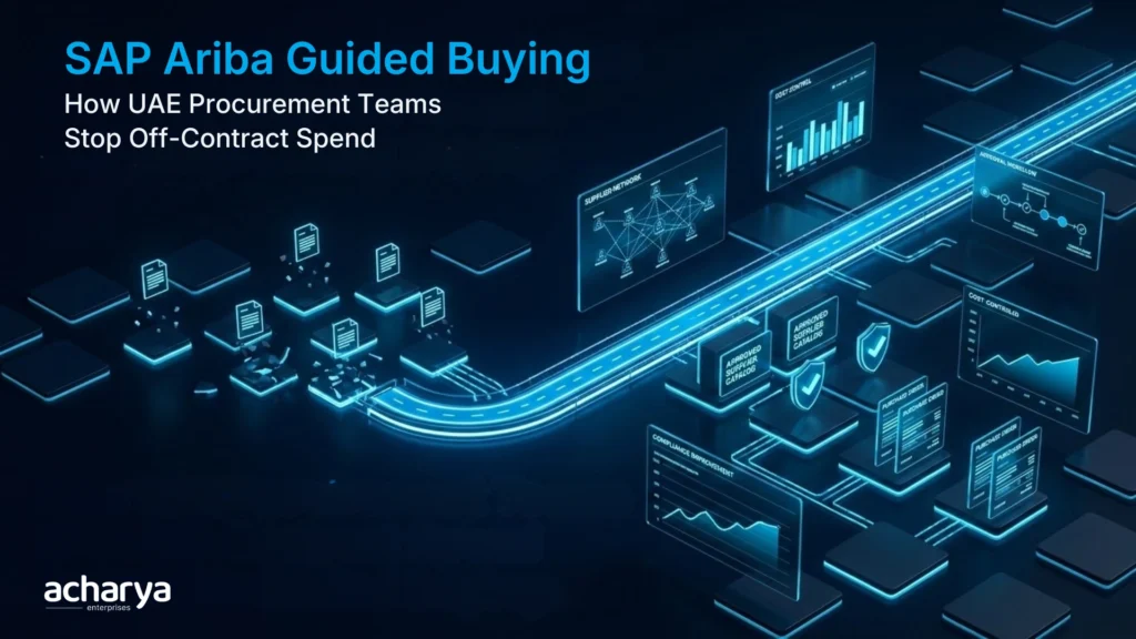 How UAE Procurement Teams Use SAP Ariba Guided Buying to Stop Off-Contract Spend