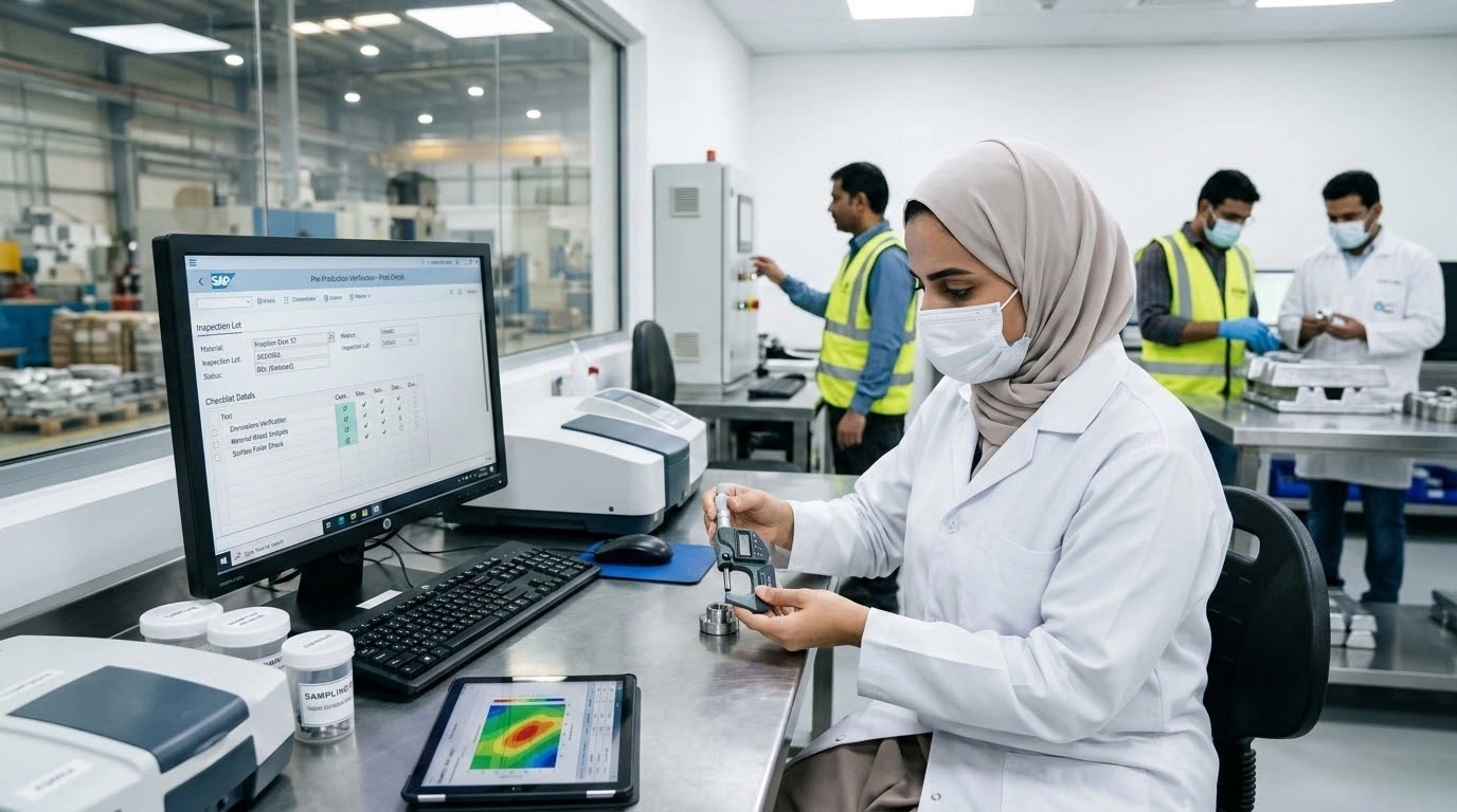 What Are the Quality Tests Dubai Factories Run in SAP Before Starting Production?